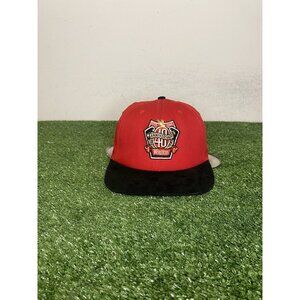Vintage Winston Cup Hat cap snap back red black 90s anniversary 1994 blockhead